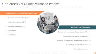 Gap analysis of quality assurance process agile quality assurance process
