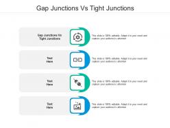 Gap junctions vs tight junctions ppt powerpoint presentation inspiration infographic template cpb