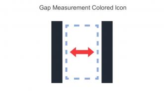 Gap Measurement Colored Icon In Powerpoint Pptx Png And Editable Eps Format