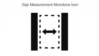 Gap Measurement Monotone Icon In Powerpoint Pptx Png And Editable Eps Format