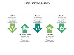 Gap service quality ppt powerpoint presentation infographic template backgrounds cpb