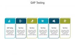 Gap testing ppt powerpoint presentation file portrait cpb