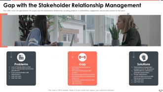 Gap With The Stakeholder Relationship Management Understanding The Importance
