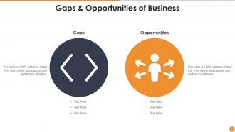 Gaps And Opportunities Powerpoint Ppt Template Bundles