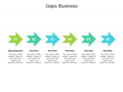 Gaps business ppt powerpoint presentation gallery clipart images cpb