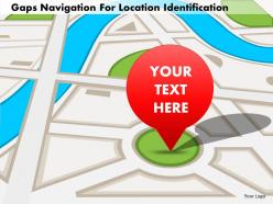Gaps navigation for location identification powerpoint template