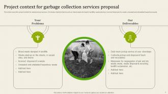 Garbage Collection Services Proposal Powerpoint Presentation Slides Template Downloadable