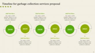Garbage Collection Services Proposal Powerpoint Presentation Slides Interactive Downloadable