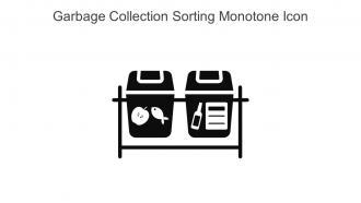 Garbage Collection Sorting Monotone Icon In Powerpoint Pptx Png And Editable Eps Format