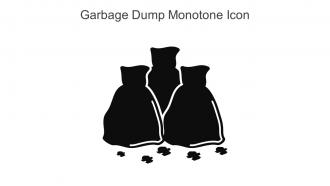 Garbage Dump Monotone Icon In Powerpoint Pptx Png And Editable Eps Format