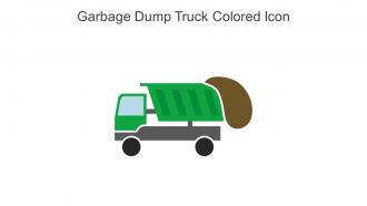 Garbage Dump Truck Colored Icon In Powerpoint Pptx Png And Editable Eps Format