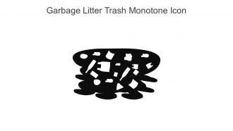 Garbage Litter Trash Monotone Icon In Powerpoint Pptx Png And Editable Eps Format