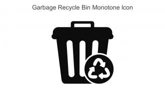 Garbage Recycle Bin Monotone Icon In Powerpoint Pptx Png And Editable Eps Format