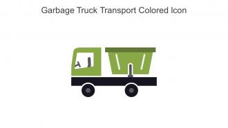 Garbage Truck Transport Colored Icon In Powerpoint Pptx Png And Editable Eps Format