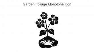 Garden Foliage Monotone Icon In Powerpoint Pptx Png And Editable Eps Format