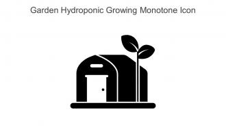 Garden Hydroponic Growing Monotone Icon In Powerpoint Pptx Png And Editable Eps Format