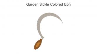 Garden Sickle Colored Icon In Powerpoint Pptx Png And Editable Eps Format