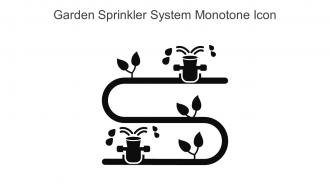 Garden Sprinkler System Monotone Icon In Powerpoint Pptx Png And Editable Eps Format