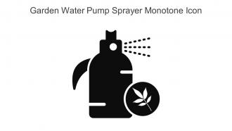 Garden Water Pump Sprayer Monotone Icon In Powerpoint Pptx Png And Editable Eps Format