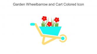Garden Wheelbarrow And Cart Colored Icon In Powerpoint Pptx Png And Editable Eps Format