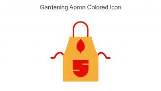 Gardening Apron Colored Icon In Powerpoint Pptx Png And Editable Eps Format