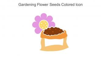 Gardening Flower Seeds Colored Icon In Powerpoint Pptx Png And Editable Eps Format