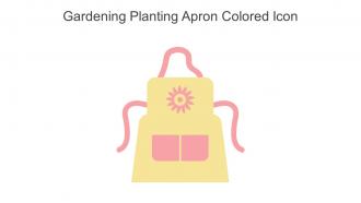 Gardening Planting Apron Colored Icon In Powerpoint Pptx Png And Editable Eps Format