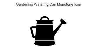Gardening Watering Can Monotone Icon In Powerpoint Pptx Png And Editable Eps Format