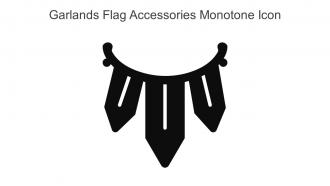 Garlands Flag Accessories Monotone Icon In Powerpoint Pptx Png And Editable Eps Format