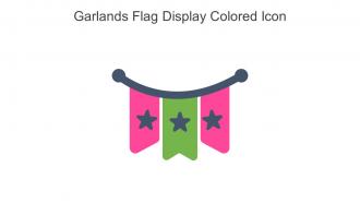Garlands Flag Display Colored Icon In Powerpoint Pptx Png And Editable Eps Format