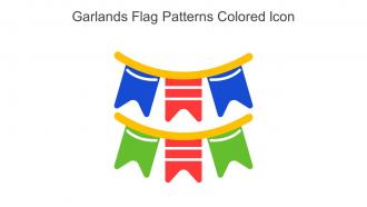 Garlands Flag Patterns Colored Icon In Powerpoint Pptx Png And Editable Eps Format