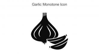 Garlic Monotone Icon In Powerpoint Pptx Png And Editable Eps Format