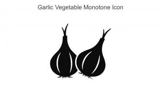 Garlic Vegetable Monotone Icon In Powerpoint Pptx Png And Editable Eps Format