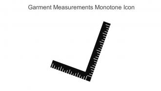 Garment Measurements Monotone Icon In Powerpoint Pptx Png And Editable Eps Format