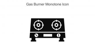 Gas Burner Monotone Icon In Powerpoint Pptx Png And Editable Eps Format