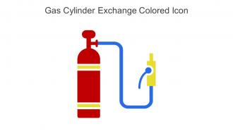 Gas Cylinder Exchange Colored Icon In Powerpoint Pptx Png And Editable Eps Format