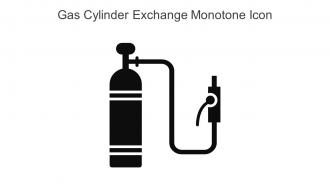 Gas Cylinder Exchange Monotone Icon In Powerpoint Pptx Png And Editable Eps Format