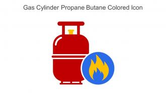 Gas Cylinder Propane Butane Colored Icon In Powerpoint Pptx Png And Editable Eps Format