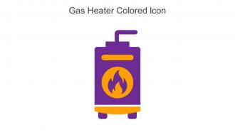 Gas Heater Colored Icon In Powerpoint Pptx Png And Editable Eps Format