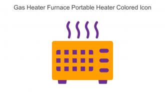 Gas Heater Furnace Portable Heater Colored Icon In Powerpoint Pptx Png And Editable Eps Format