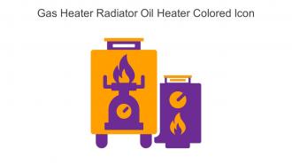 Gas Heater Radiator Oil Heater Colored Icon In Powerpoint Pptx Png And Editable Eps Format