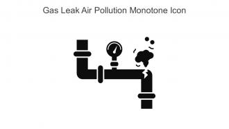 Gas Leak Air Pollution Monotone Icon In Powerpoint Pptx Png And Editable Eps Format