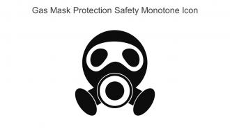 Gas Mask Protection Safety Monotone Icon In Powerpoint Pptx Png And Editable Eps Format