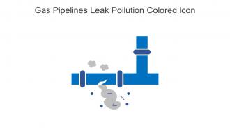 Gas Pipelines Leak Pollution Colored Icon In Powerpoint Pptx Png And Editable Eps Format
