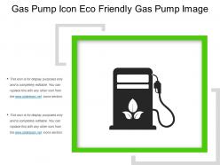Gas pump icon eco friendly gas pump image