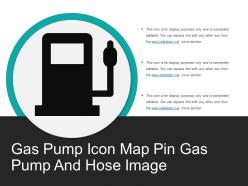 Gas pump icon map pin gas pump and hose image