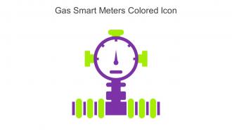 Gas Smart Meters Colored Icon In Powerpoint Pptx Png And Editable Eps Format