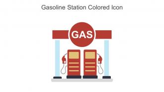 Gasoline Station Colored Icon In Powerpoint Pptx Png And Editable Eps Format
