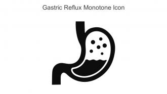 Gastric Reflux Monotone Icon In Powerpoint Pptx Png And Editable Eps Format