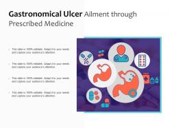 Gastronomical ulcer ailment through prescribed medicine